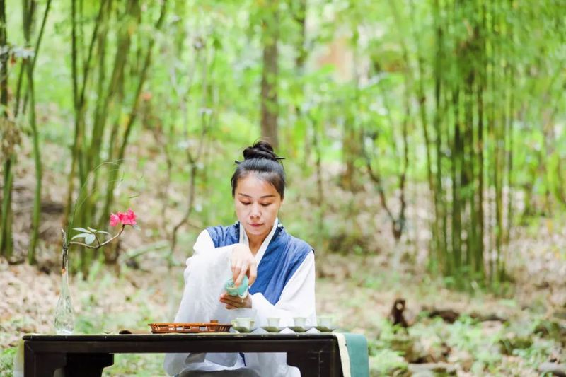 芒种茶席：竹林品茶，领略传统文化之美